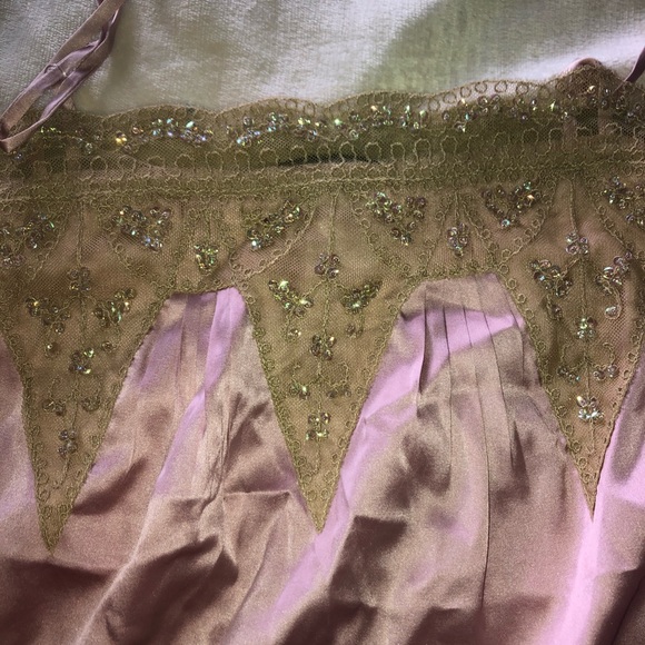 Pink and beige camisole. Never worn. Small - Picture 3 of 3